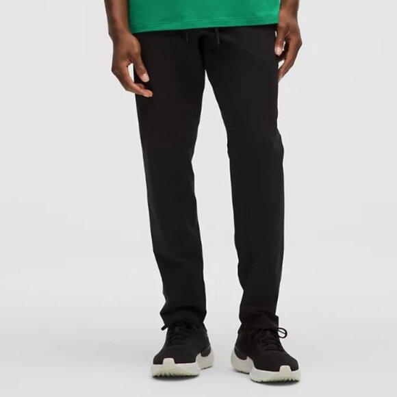 LULULEMON men's drawstring-waist dress or casual pant black size XL - Picture 1 of 13